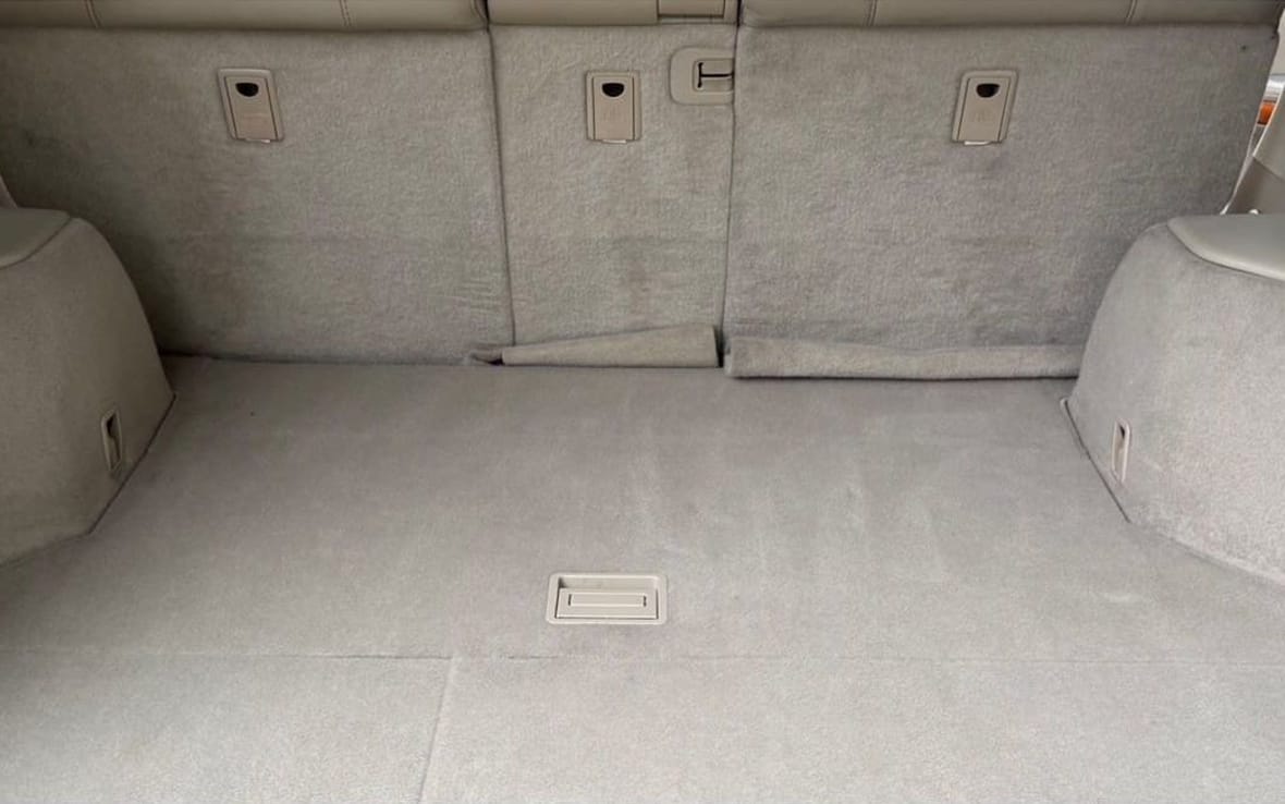 Cargo area after a Sudz detail